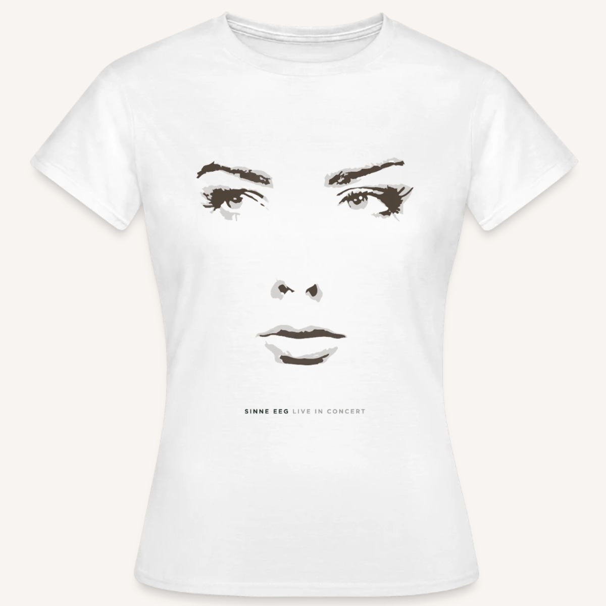 Sinne Eeg Live in Concert T-shirt, dark motif